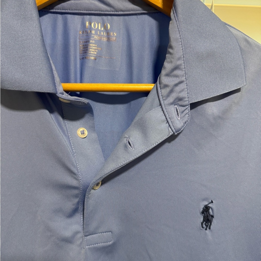 Periwinkle men’s Ralph Lauren polo